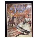 Gone With The Wind Framed Poster in French