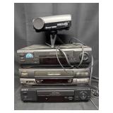 VHS Players (3) and Projector