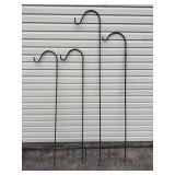Tall Shepard's Hooks (4)