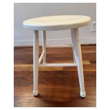 White Wooden Stool