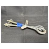 National 1/2' X 10' Eye Bolts + Nuts/Washers (2)