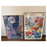 Framed Museum Posters (2)
