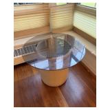 Vintage 20 Gallon Stoneware Crock w/ Glass Top