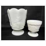 Milk Glass Vases
