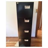 Metal Four Drawer Filing Cabinet