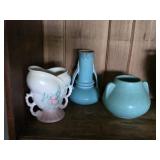 Hull Pottery, Roseville Pottery Vases