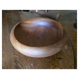 Round Wooden Bowl