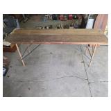 Folding Wooden Table