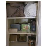 Contents of Closet Top 3 Shelves