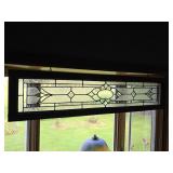 Long Hanging Stained Glass Window