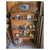 Vintage Oak Bookshelf (Contents not included)