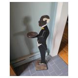 Vintage Folk Art Butler Smoking Stand