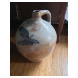 Antique Stoneware Jug JF Brayton Utica