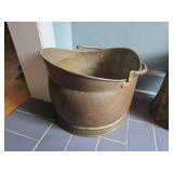 Antique Copper Coal Scuttle