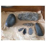 Native American Stone Artifacts (Arrowheads, etc)