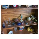 Middle Shelf of Collectibles