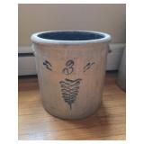 Antique 3 Gallon Stoneware Crock