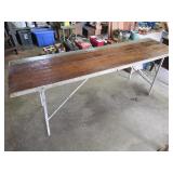 Folding Wooden Table