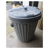 Galvanized Ash Can