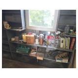 Contents of Back Garage Shelves