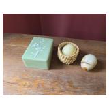 Lenox Trinket Box & Stone Egg
