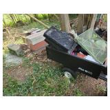 Garden Cart, Planters, Stone Slabs Etc.