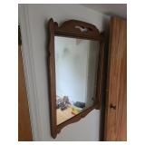 Wood Hallway / Bedroom Mirror