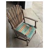 Vintage Wooden Folding Chair