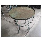 Round Metal Table