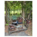 Cart, Milk Crates, Misc Tools