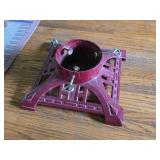 Cast Iron Red Christmas Tree Stand