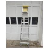 Werner 8ft Folding Aluminum Step Ladder