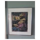 Harold Dodge '84 Watercolor Framed Art