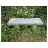 Granite Garden Bench