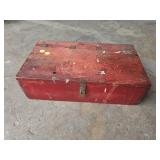 Wooden Toolbox w/ X-Acto Knives & Tools