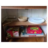 Dishware, Games, Etc. (Contents of Hutch Bottom)