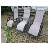 Patio Lounge Chairs (3)
