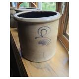 Antique 2 Gallon Stoneware Crock