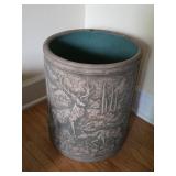 Large Robinson Ransbottom Stoneware Elk Sand Jar