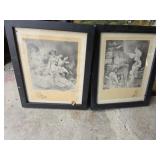 Framed Victorian Prints A. Willette