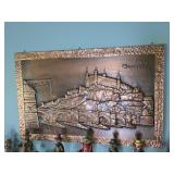 Wuerzburg Germany Copper Embossed Wall Art