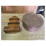 Wooden Pantry Box & Spoon Rack