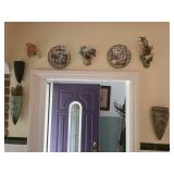 Ceramic Wall Pocket Planters & Decorative Plates