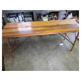 Folding Wooden Table