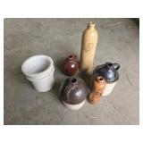 Stoneware Jugs & Crock