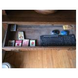 Cards, Keyboard, Mouse (Contents of Hutch Drawer)