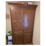 Oak Armoire / Storage Cabinet