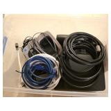 Bin of Misc Cords