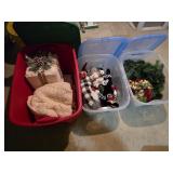 Bins of Holiday Dï¿½cor
