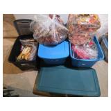 Bins of Holiday Dï¿½cor